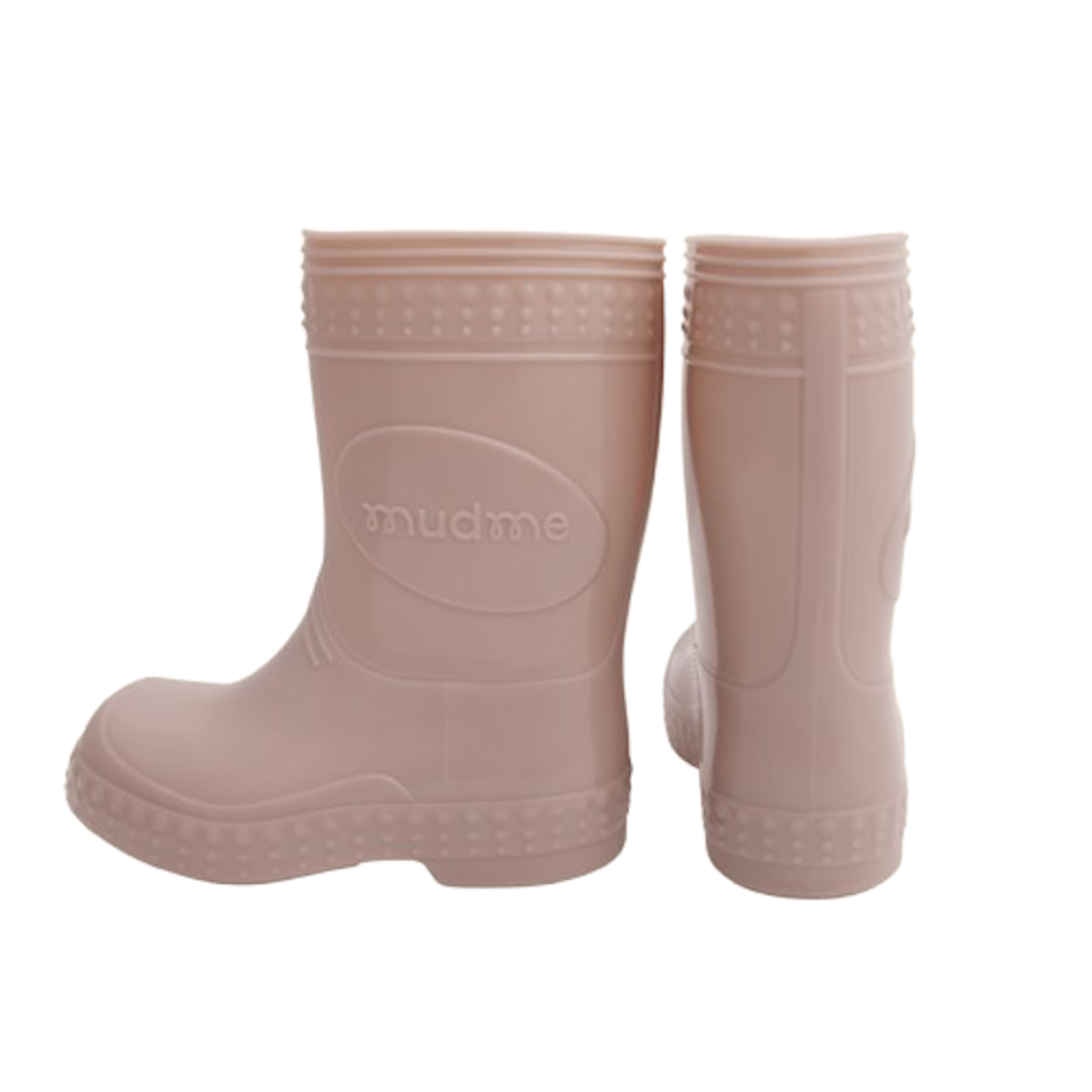 Piaskowy Beż/Sand Beige -  rozm. 33/34 - Kalosze Dziecięce + worek/plecak - Mudme Kalosze Poproszę