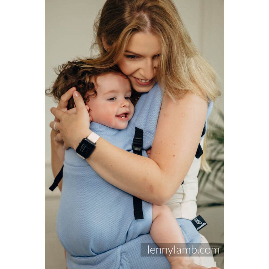 MAŁA JODEŁKA SKYLIGHT - Moje Pierwsze Nosidełko LennyLight - Splot Jodełkowy, 100% bawełna - Standard - LennyLamb