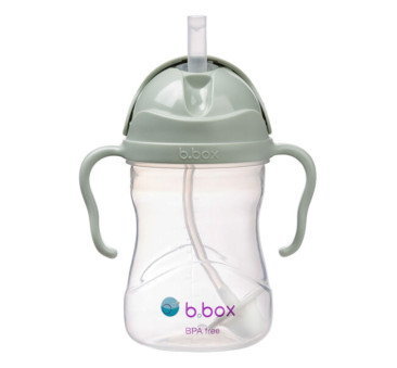 Szałwiowy Innowacyjny Bidon ze Słomką Niekapek 240 ml- B.BOX