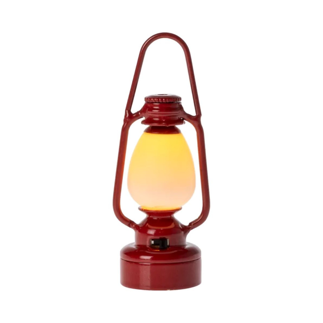 Czerwona Lampa Naftowa - Vintage Lantern Red - Maileg