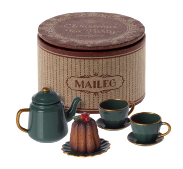 Świąteczny Zestaw Herbaciany - Christmas Tea Party - Akcesoria Dla Lalek - Maileg