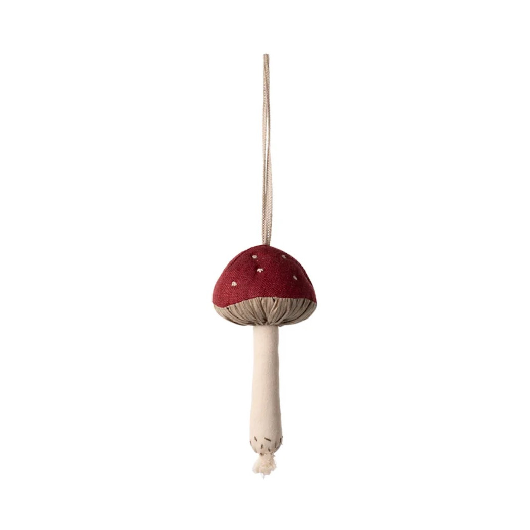 Czerwony Muchomor Kropki - Dekoracja Bożonarodzeniowa - Mushroom Ornament Red - Maileg