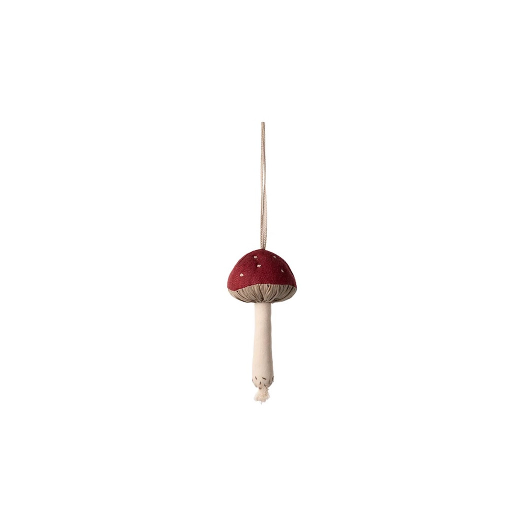Czerwony Muchomor Kropki - Dekoracja Bożonarodzeniowa - Mushroom Ornament Red - Maileg