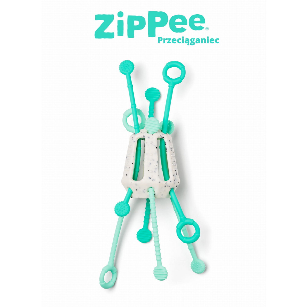 Miętowy Przeciąganiec Zippee - Zabawka Sensoryczna - Mobi