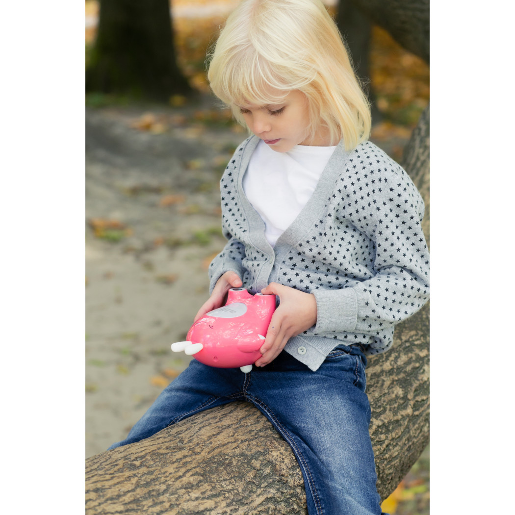 Króliczek Happy Bunny - Różowy - Zabawka Edukacyjna - Alilo