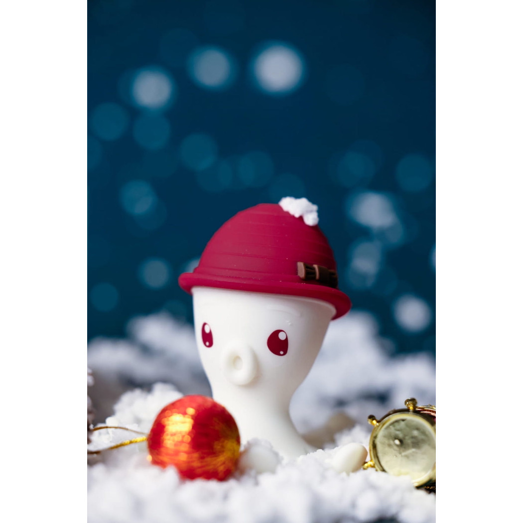 Czerwona Ośmiornica - Gryzak Zabawka - Chimney Red - Mombella