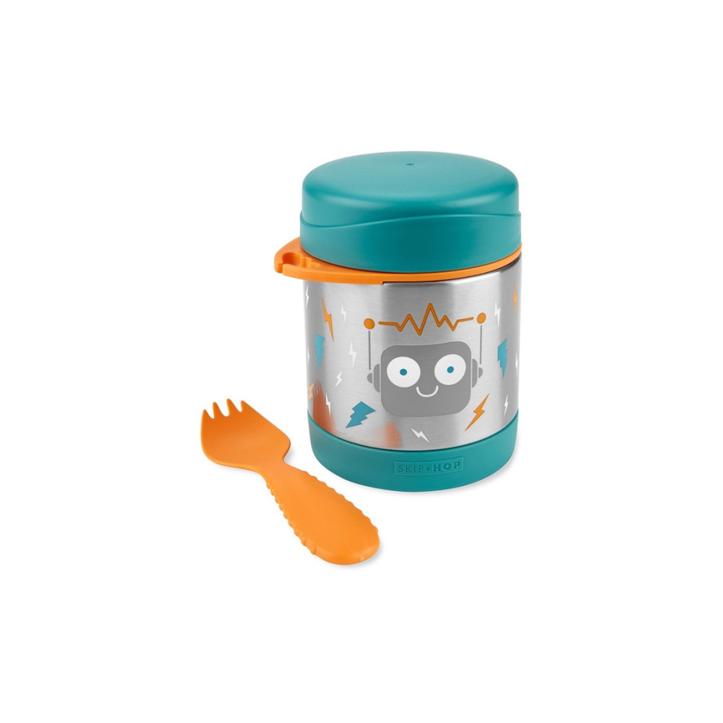 Robot - Termos dla Dziecka na Lunch z Łyżeczką - 325 ml - Skip Hop