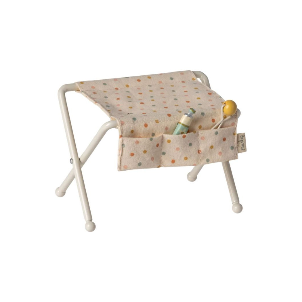 Przewijak - Off White - Nursery Table Baby Mouse - Akcesoria dla Lalek - Maileg
