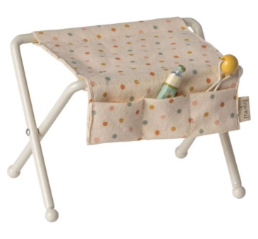 Przewijak - Off White - Nursery Table Baby Mouse - Akcesoria dla Lalek - Maileg