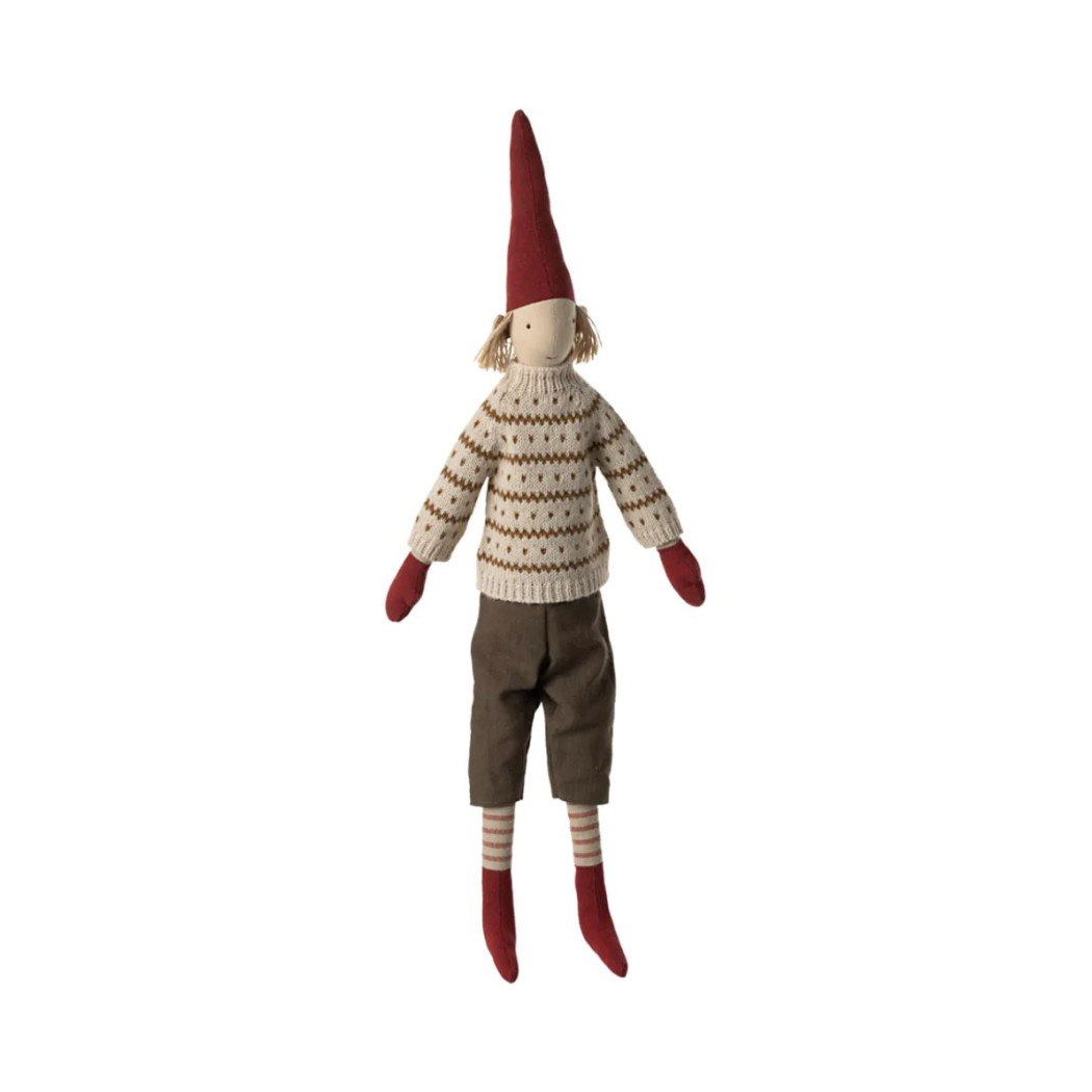 Krasnoludek Chłopiec - Pixy Size 4 - Boy - Dekoracja Bożonarodzeniowa - Maileg