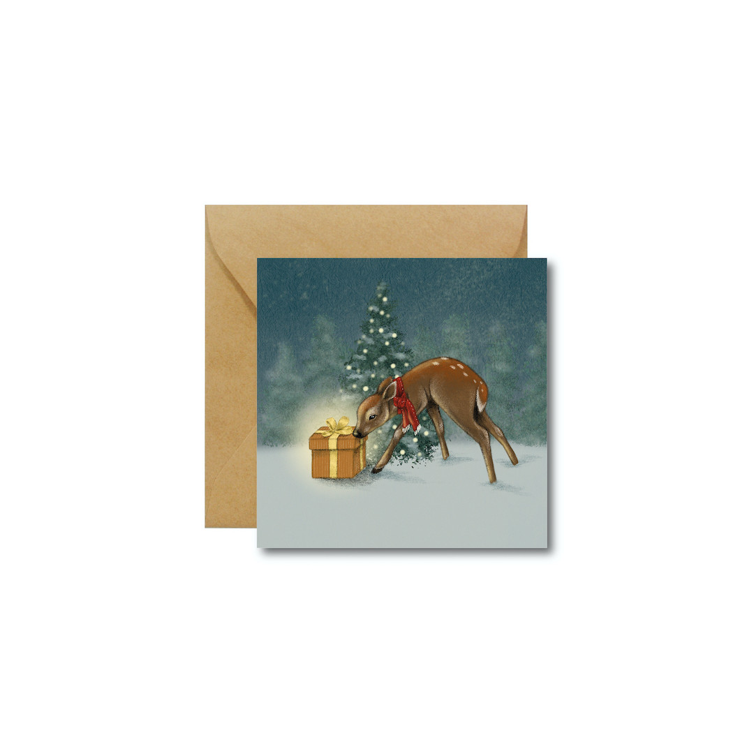 Jelonek - Kartka Świąteczna - Hi Little