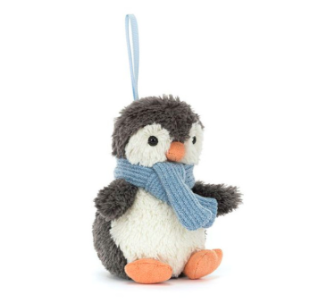 Zawieszka Pingwin Peanut w Szaliku - 10 cm - Bombka Ozdoba Maskotka Przytulanka - JellyCat