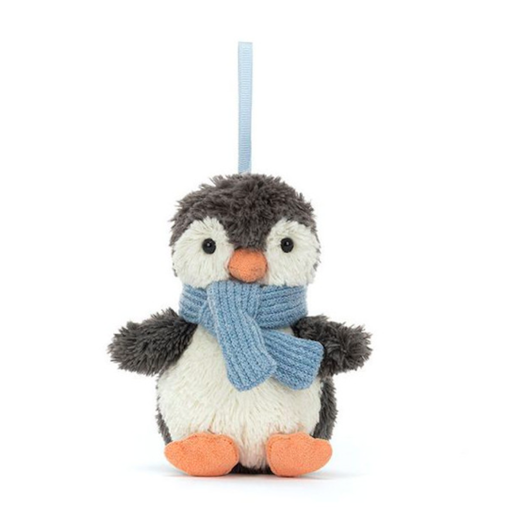 Zawieszka Pingwin Peanut w Szaliku - 10 cm - Bombka Ozdoba Maskotka Przytulanka - JellyCat