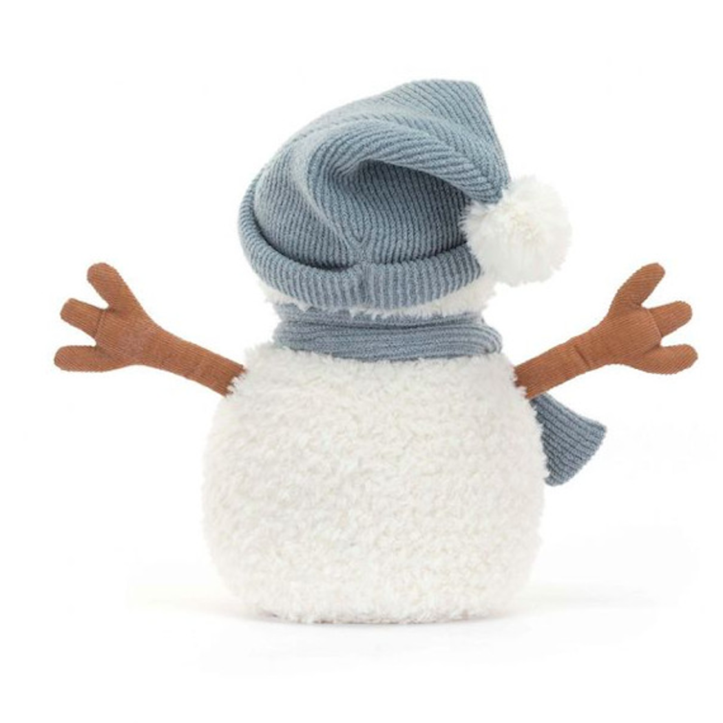 Bałwanek w Błękitnej Czapce i Szaliku 22 cm - Maskotka Przytulanka - Jellycat