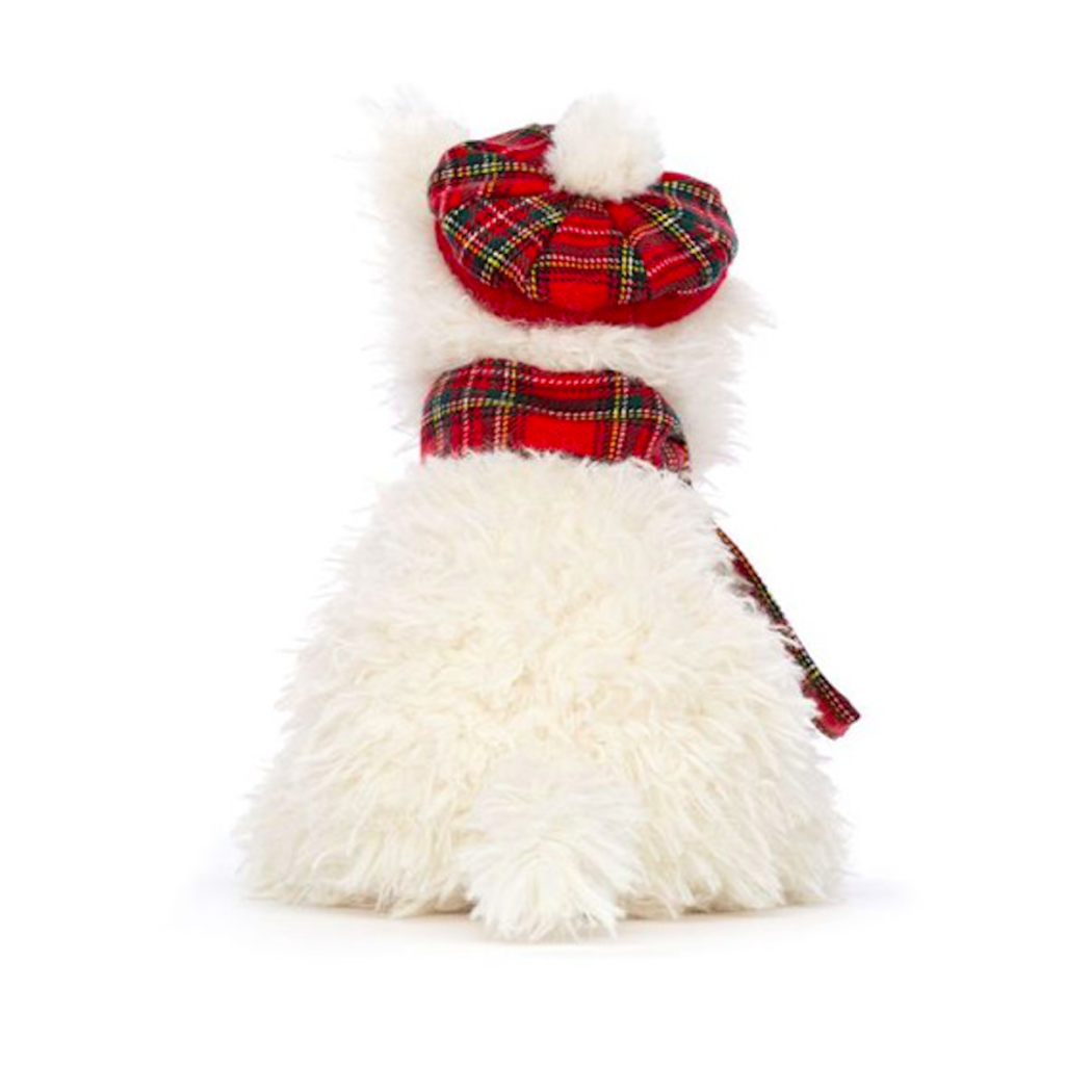 Terrier w Czapce i Szaliku 21 cm - Maskotka Przytulanka Pies - JellyCat