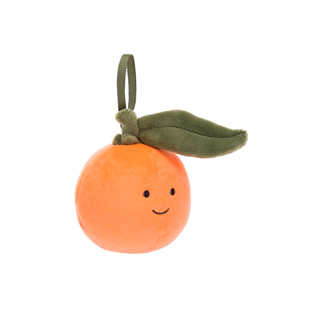 Wesoła Mandarynka / Klementynka - Zawieszka Bombka 8 cm - Maskotka Przytulanka - JellyCat