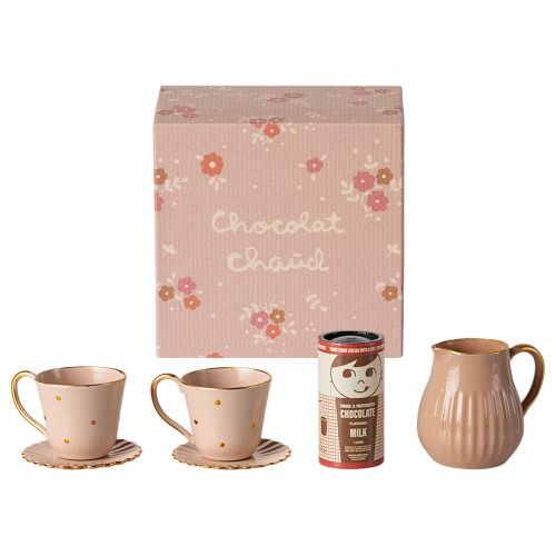 Gorąca Czekolada Zestaw - Hot Chocolate Set Mini - Akcesoria Dla Myszek - Maileg