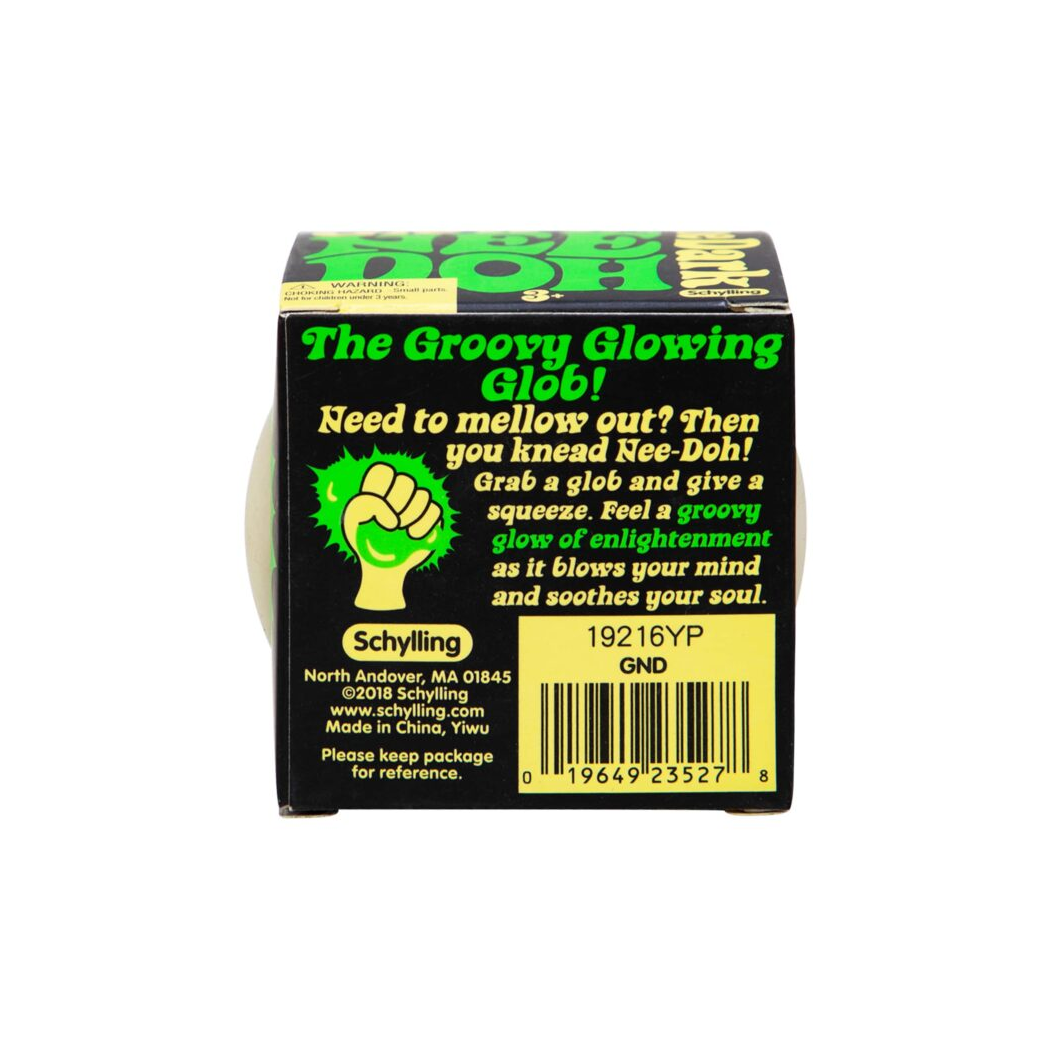 Piłka Świecąca w Ciemności - Zabawka Fluorescencyjna - Gniotek Antystresowy - NeeDoh