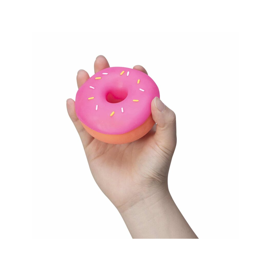 Różowy Pączek Donut - Zabawka Sensoryczna - Gniotek Antystresowy - NeeDoh