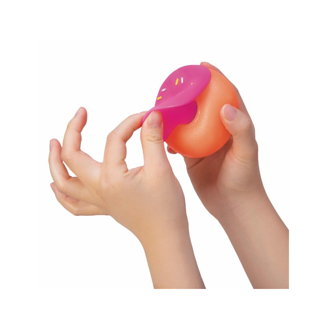 Różowy Pączek Donut - Zabawka Sensoryczna - Gniotek Antystresowy - NeeDoh