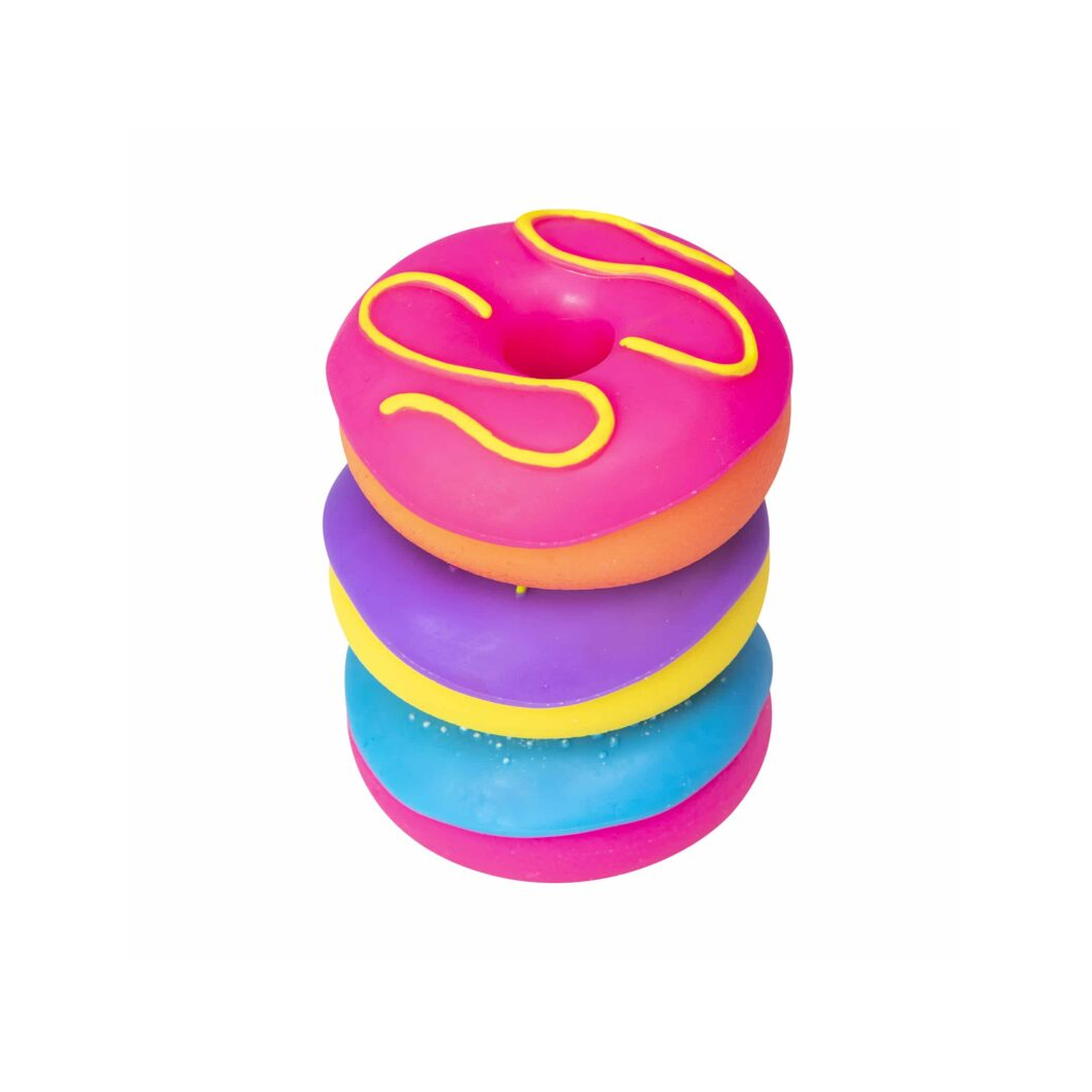Różowy Pączek Donut - Zabawka Sensoryczna - Gniotek Antystresowy - NeeDoh