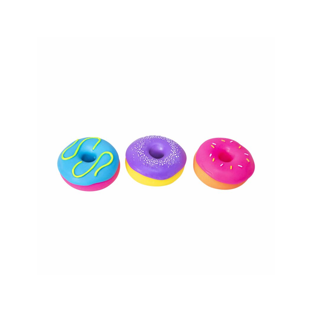 Niebieski Pączek Donut - Zabawka Sensoryczna - Gniotek Antystresowy - NeeDoh
