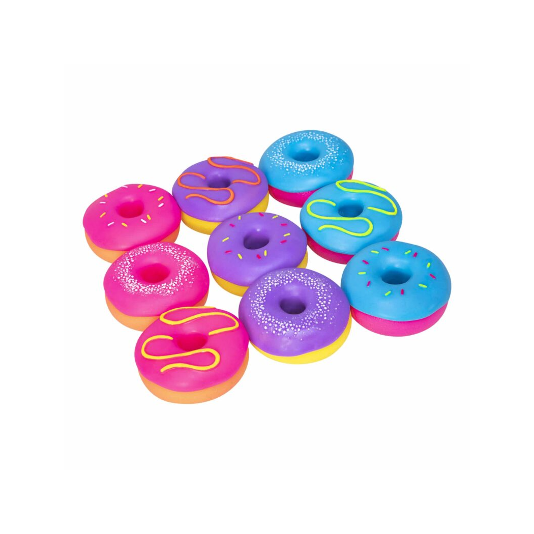 Fioletowy Pączek Donut - Zabawka Sensoryczna - Gniotek Antystresowy - NeeDoh