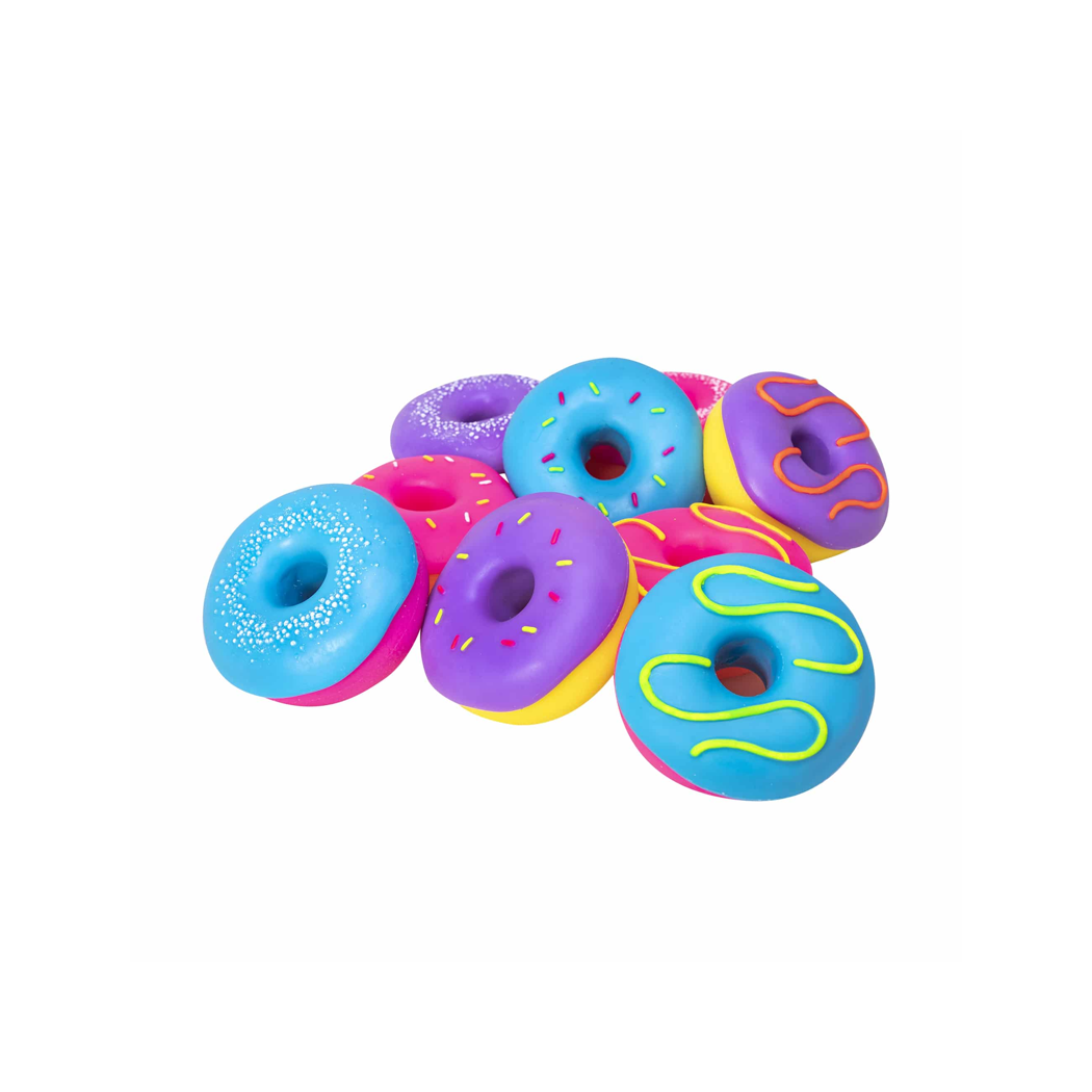 Fioletowy Pączek Donut - Zabawka Sensoryczna - Gniotek Antystresowy - NeeDoh