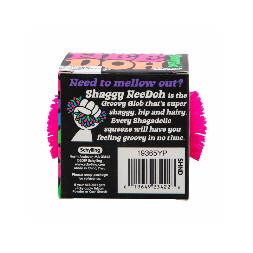 Różowy Włochaty Gniotek - Zabawka Sensoryczna - Gniotek Antystresowy - Shaggy - Needoh