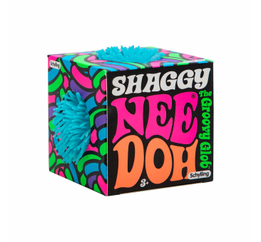 Niebieski Włochaty Gniotek - Zabawka Sensoryczna - Gniotek Antystresowy - Shaggy - Needoh