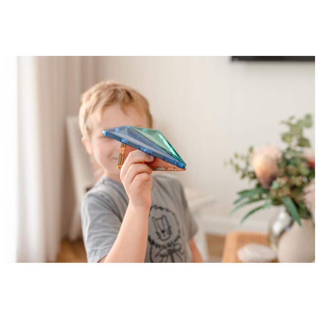 Pastelowy Zestaw Startowy - Klocki Magnetyczne - Pastel Starter Pack - 64 Elementy - Connetix