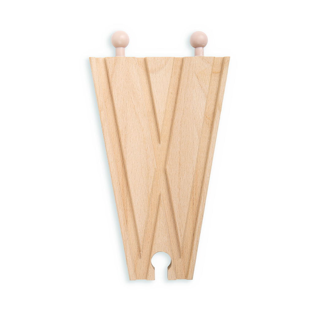 Rozjazd Torów Typu V - seria Drewniana Kolejka - 2 Elementy - BigJigs