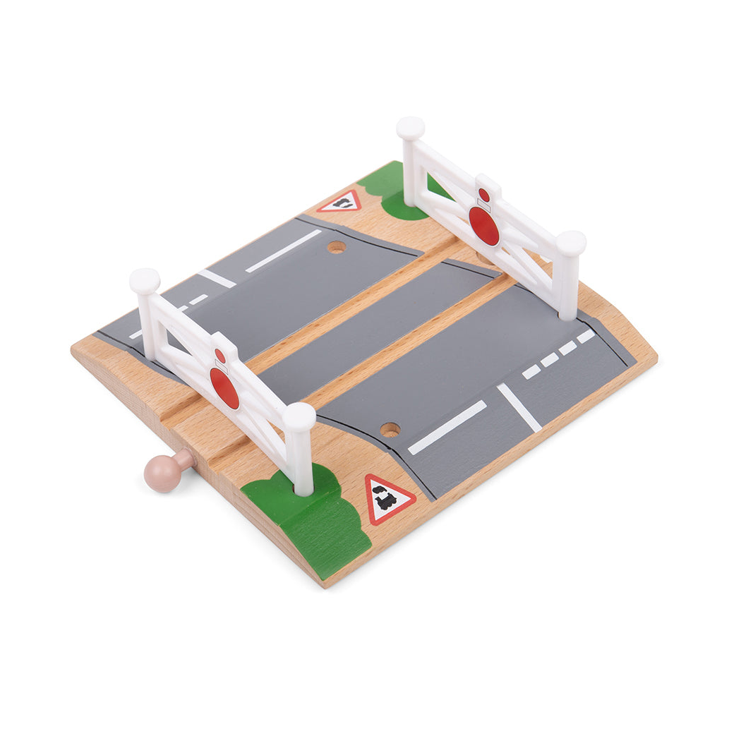 Przejazd Kolejowy ze Szlabanami - seria Drewniana Kolejka - BigJigs