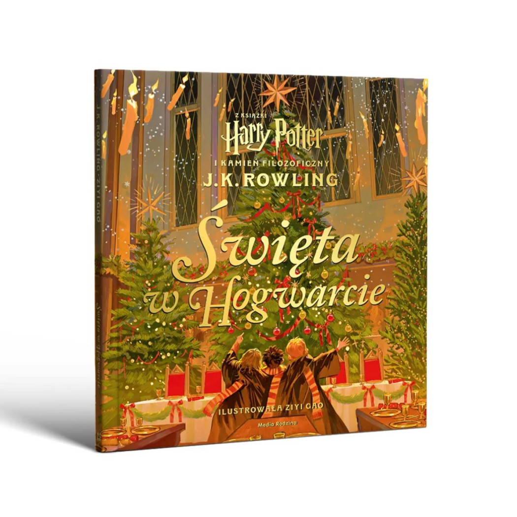 Święta w Hogwarcie - Harry Potter i Kamień Filozoficzny - Wydanie Ilustrowane - Joanne K. Rowling - MEDIA RODZINA