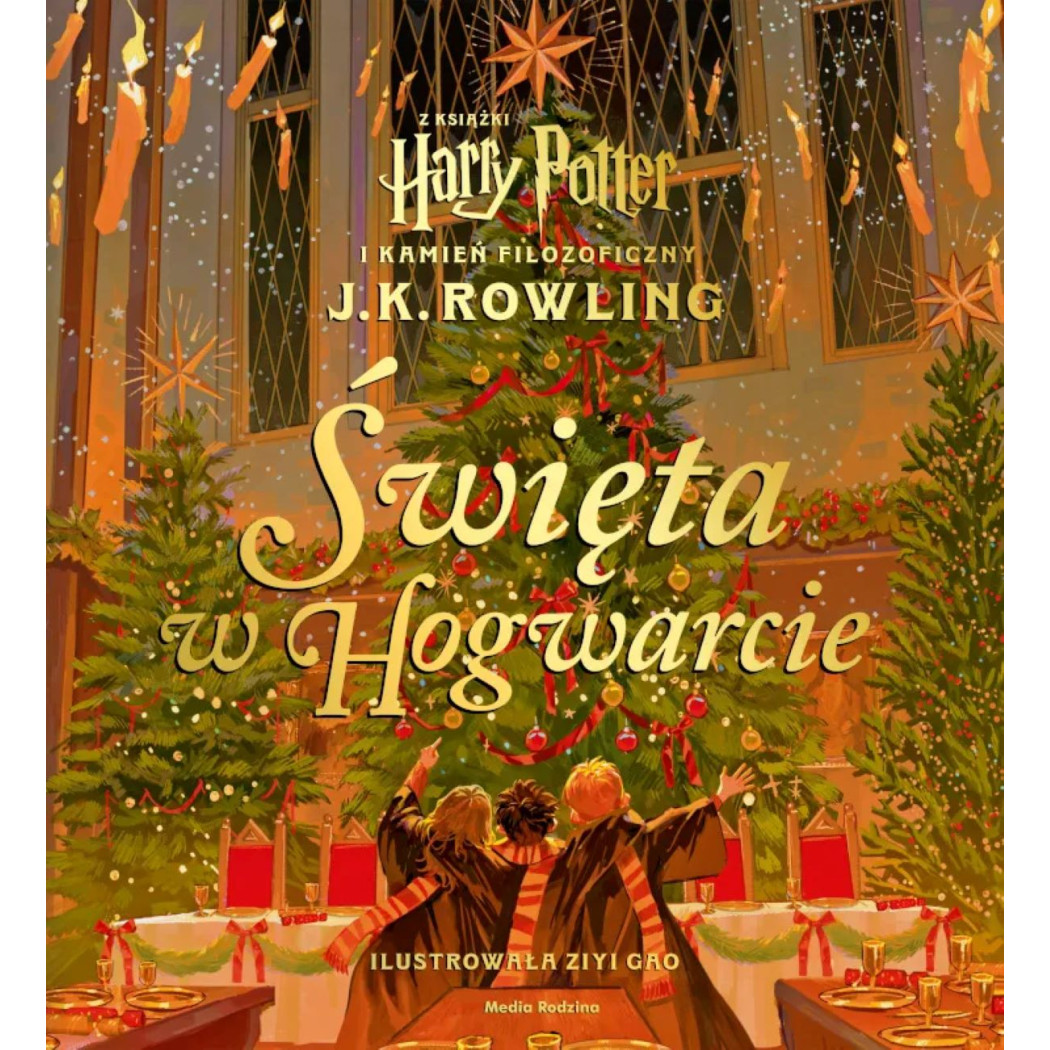 Święta w Hogwarcie - Harry Potter i Kamień Filozoficzny - Wydanie Ilustrowane - Joanne K. Rowling - MEDIA RODZINA