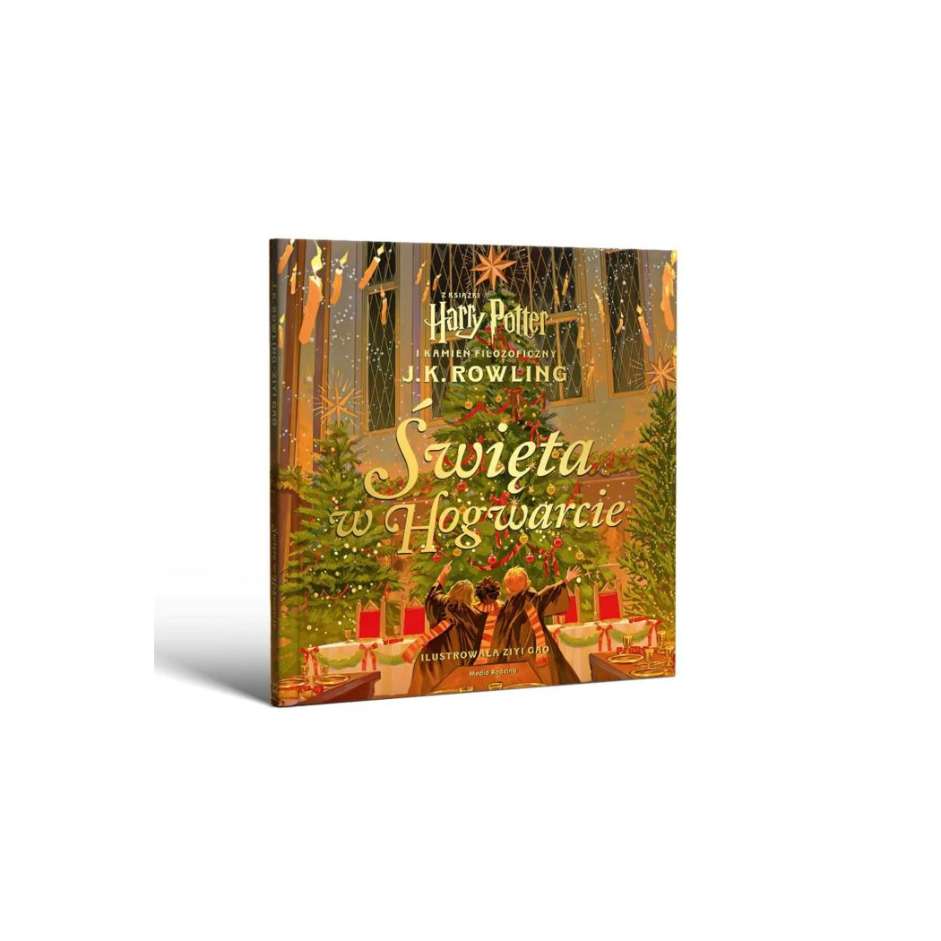 Święta w Hogwarcie - Harry Potter i Kamień Filozoficzny - Wydanie Ilustrowane - Joanne K. Rowling - MEDIA RODZINA