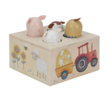 Little Farm - Drewniana Zabawka Pop-Up - Little Dutch