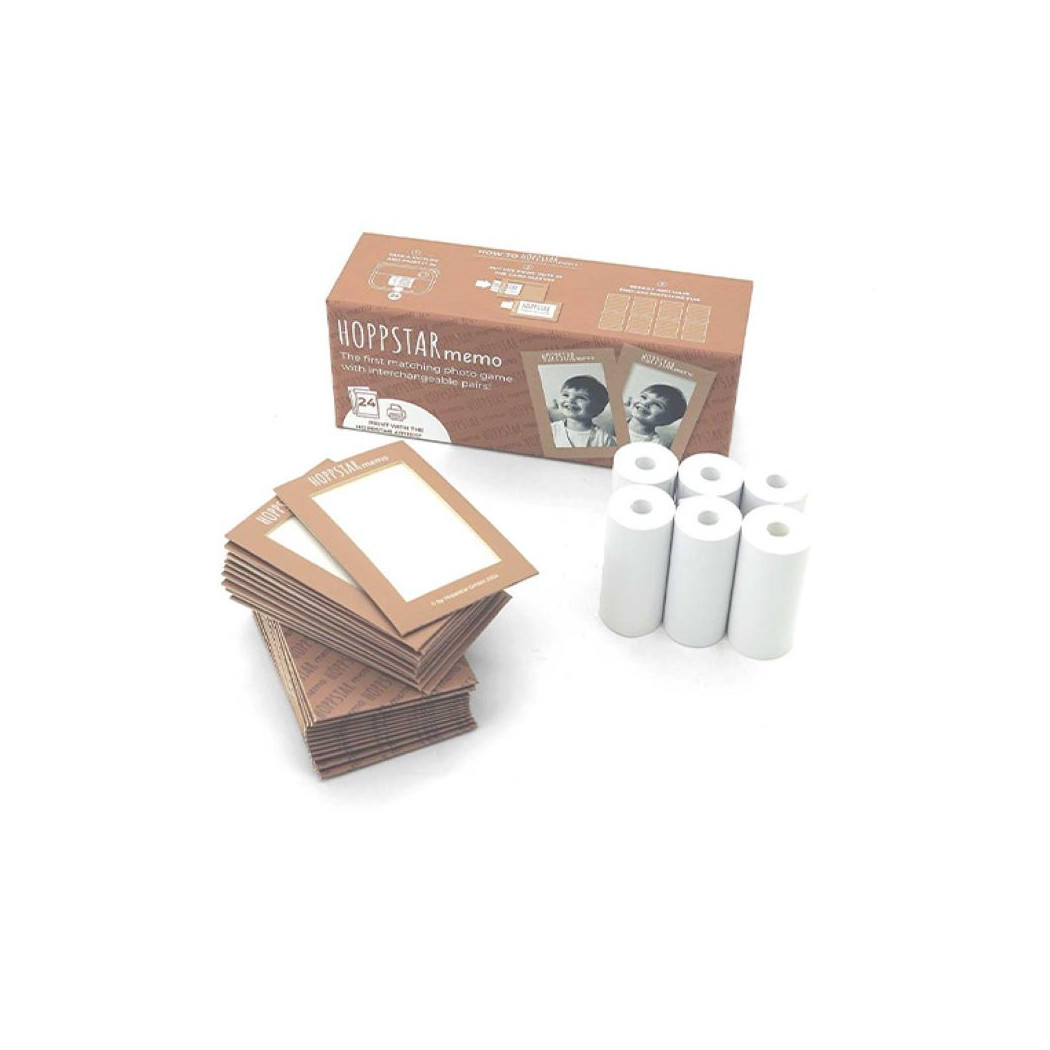 Gra Memo i Wkłady do Aparatu - 6 Papierowych Rolek do Aparatu Hoppstar Artist - Hoppstar