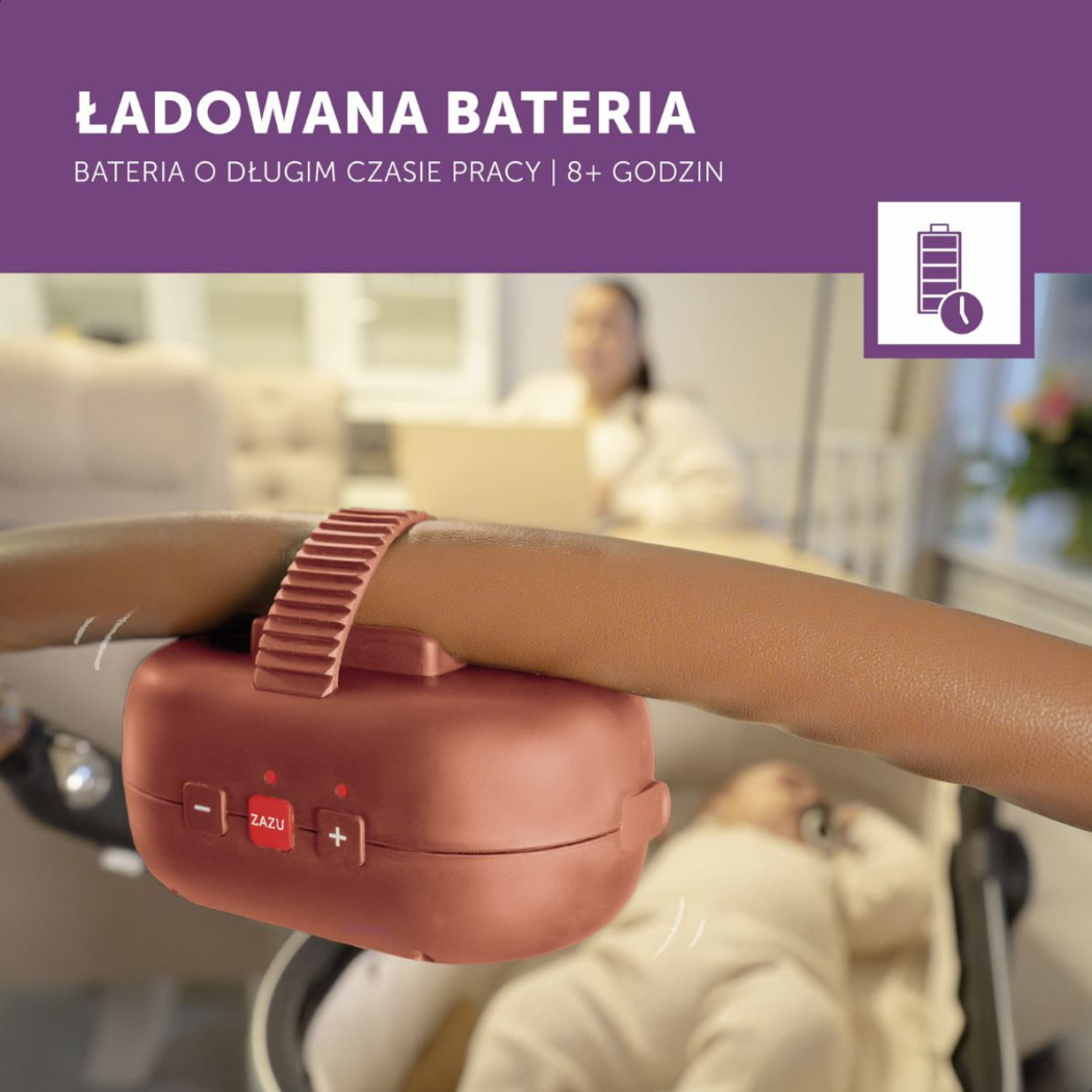 Bujak do Wózka - kolor Ceglasty - Robby Terracota - Zazu