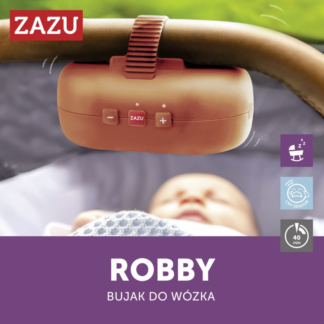 Bujak do Wózka - kolor Ceglasty - Robby Terracota - Zazu