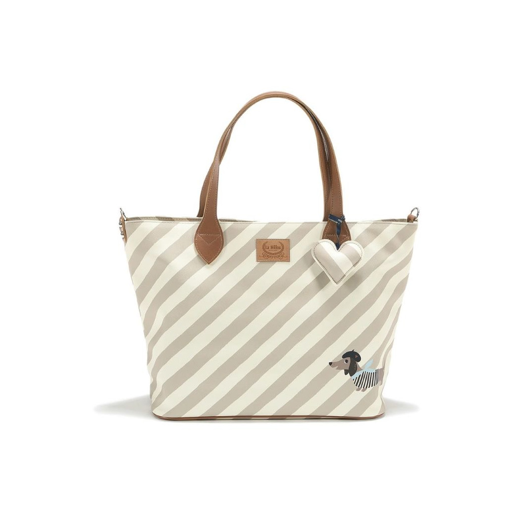 Torba Dla Mamy Medium Zip - Pierre The Dog - Premium - La Millou Feeria