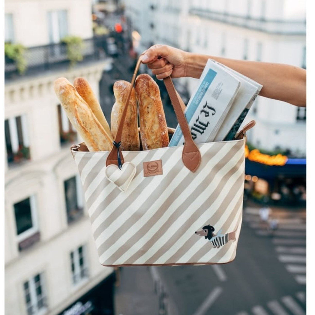 Torba Dla Mamy Medium Zip - Pierre The Dog - Premium - La Millou Feeria