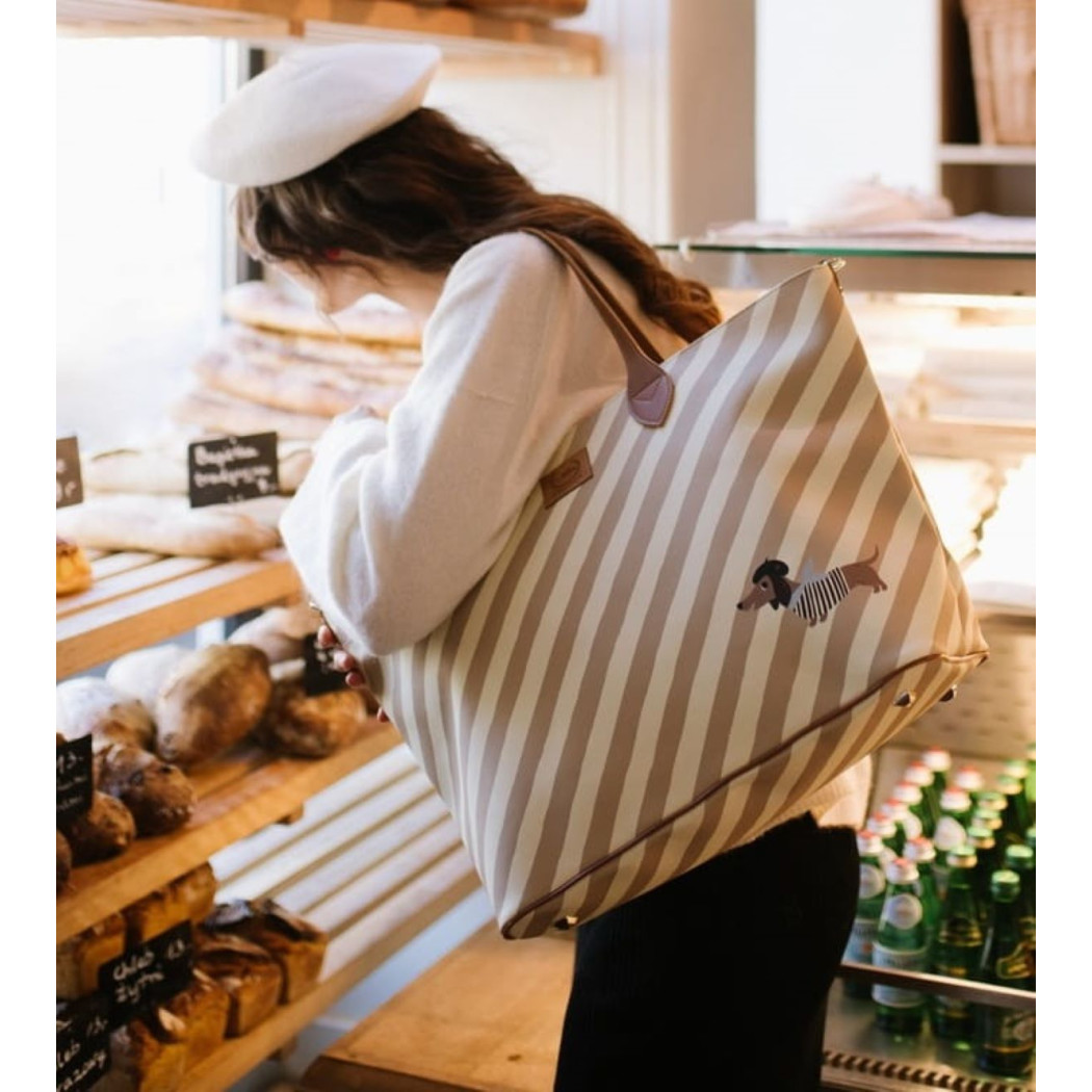 Torba Dla Mamy Large Zip - Pierre The Dog - Premium - La Millou Feeria