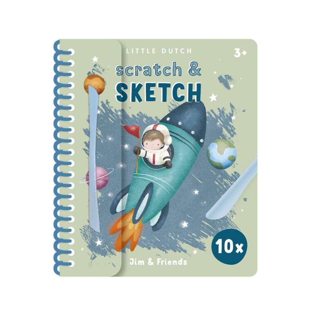 WYPRZEDAŻ Wydrapywanka Jim & Friends - Little Dutch