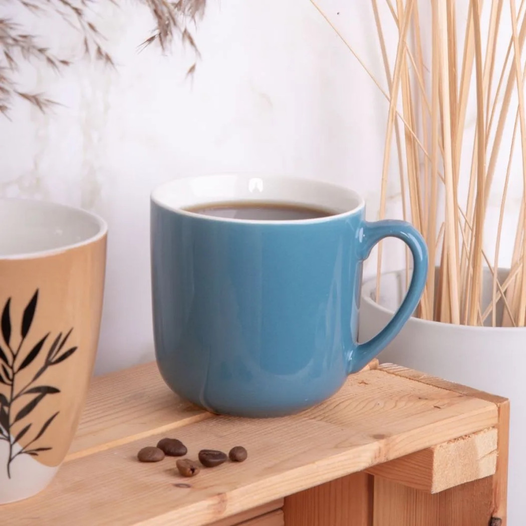 Niebieski Kubek Prosty 300 ml - Kolory Ziemi - Altom Design