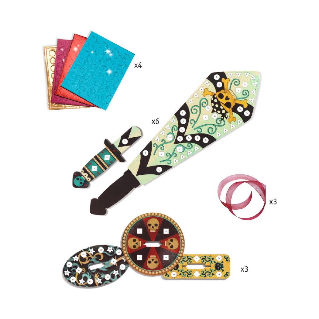 Pirackie Szable  - Mozaiki - Zrób To Sam - Djeco