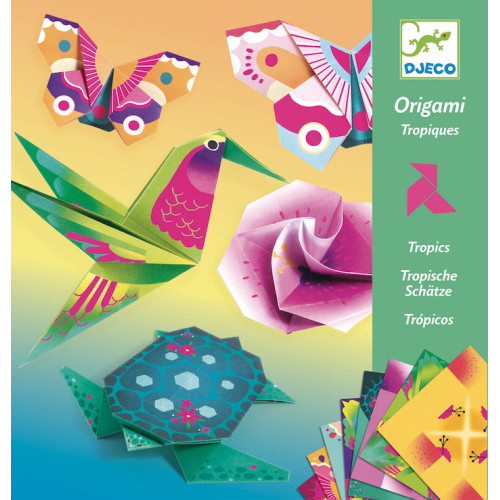 Origami Neonowe - Tropiki - Djeco