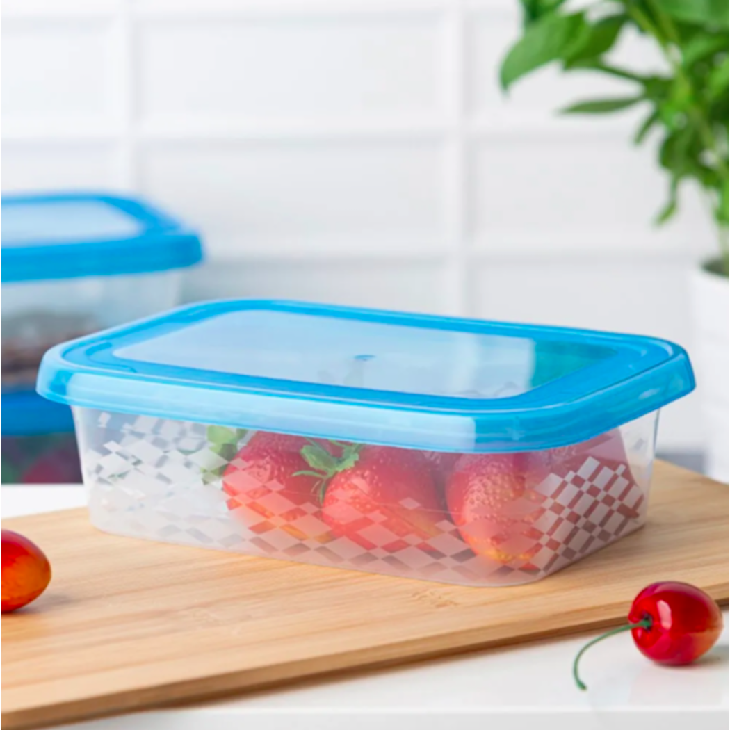 Prostokątny Pojemnik do Żywności - Blue Box 1 l - Altom Design