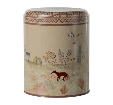 WYPRZEDAŻ Metalowe Pudełka Zimowa Kraina Czarów Puszka na Ciasteczka - Metal Box Winter Wonderland - 2 pcs set - Maileg