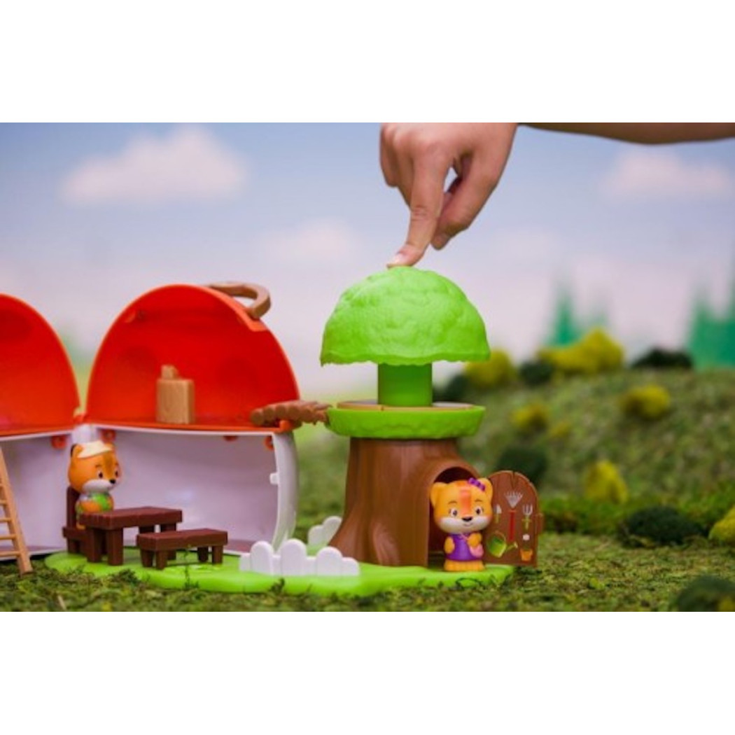 Muchomorek - Leśny Sklepik - Przenośny Domek z Figurką - Klorofil